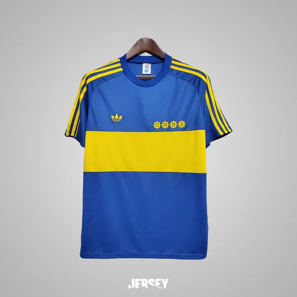 camiseta retro boca juniors 1981 local