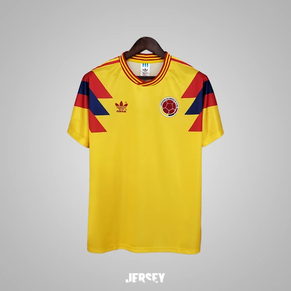 camiseta retro selección Colombia 1990 local