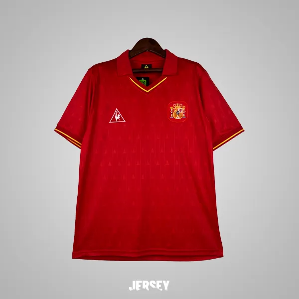 camiseta españa 1988-90 local