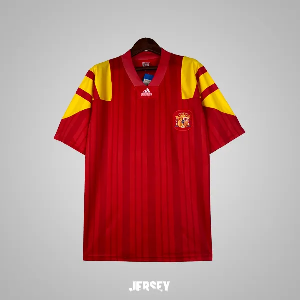 camiseta españa 1992-94 local