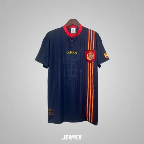 camiseta españa 1996 visitante