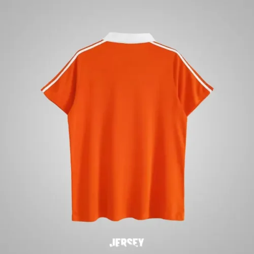 camiseta retro holanda 1990 local reverso
