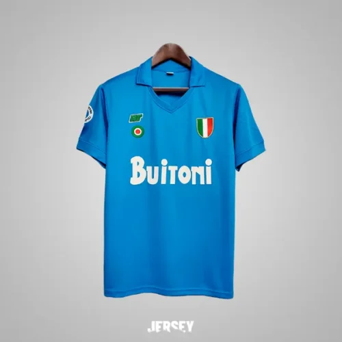 camiseta retro napoli 1987-88 local