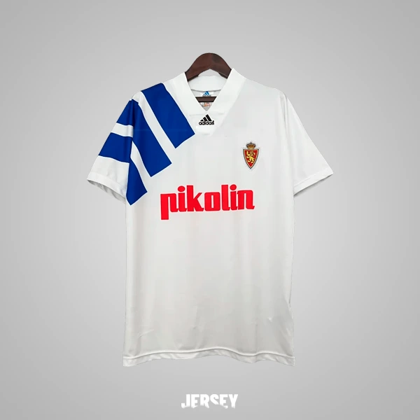 camiseta retro real zaragoza 1992-93 local