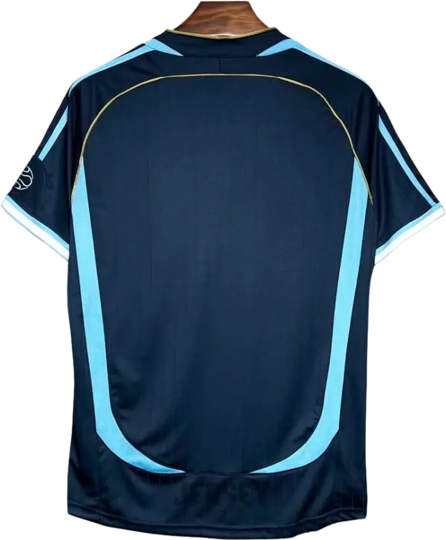 camiseta argentina 2006 visitante reverso
