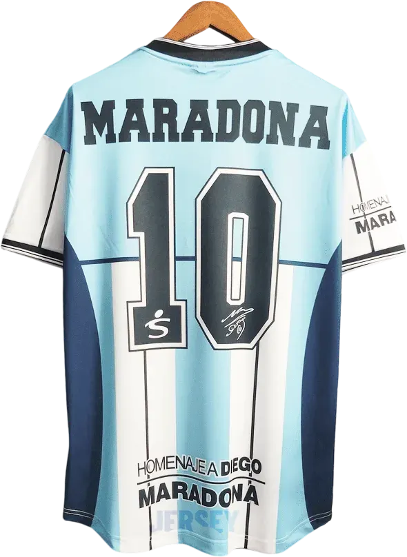 camiseta argentina edición especial maradona reverso