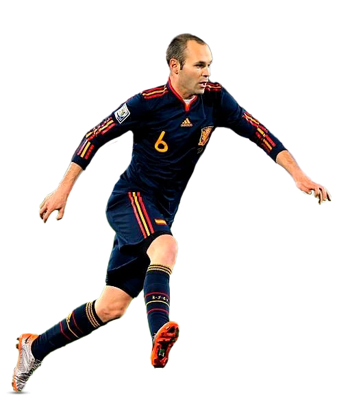 Andrés Iniesta en el mundial Sudáfrica 2010