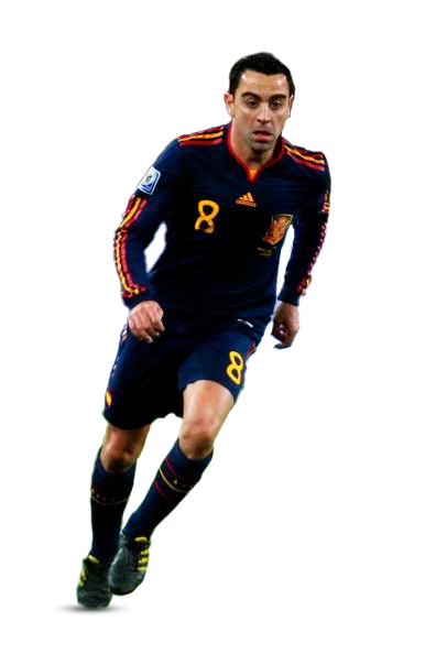 Xavi Hernández en el mundial Sudáfrica 2010