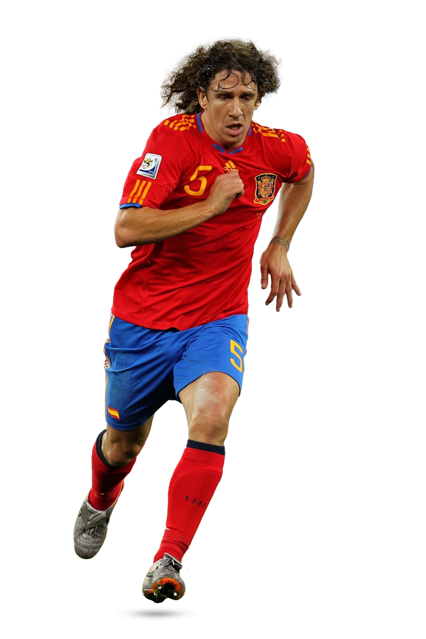 Carles Puyol en el mundial Sudáfrica 2010