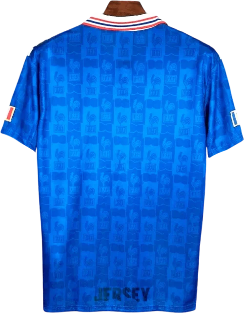 camiseta Francia 1996 reverso