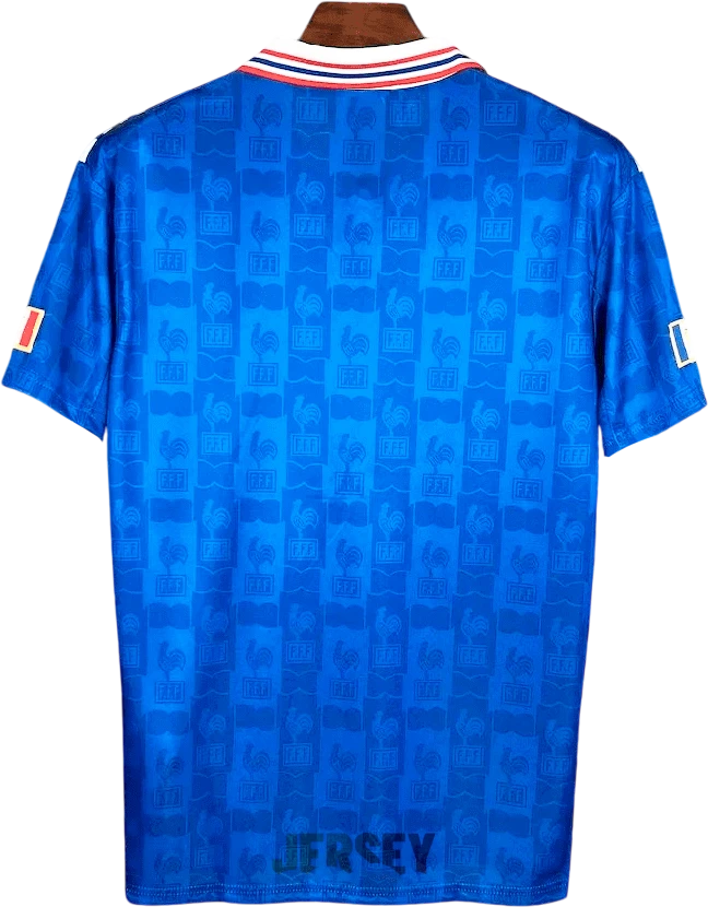 camiseta Francia 1996 reverso
