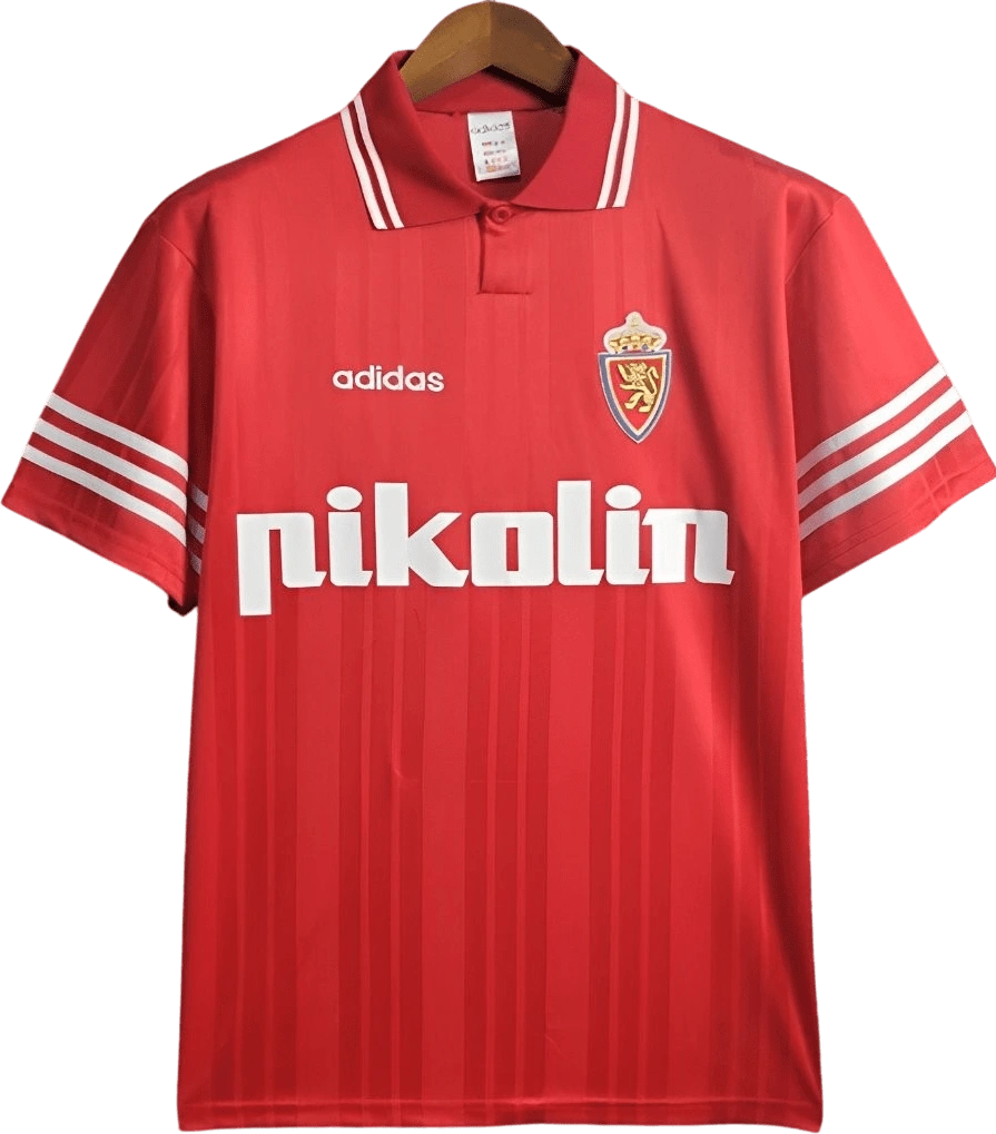 camiseta real zaragoza 1995-96 visitante