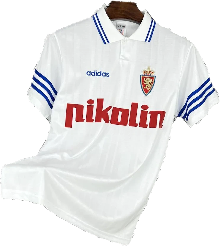 camiseta real zaragoza 1995-96 local