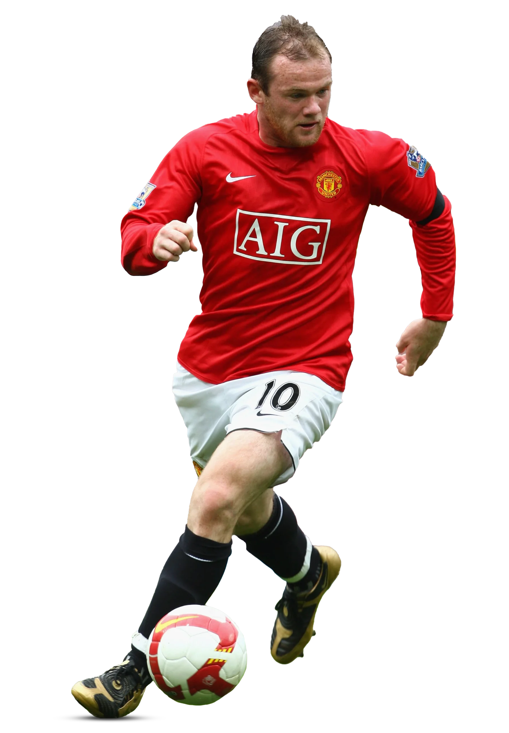 Rooney en la temporada 2007-08 con el Manchester United