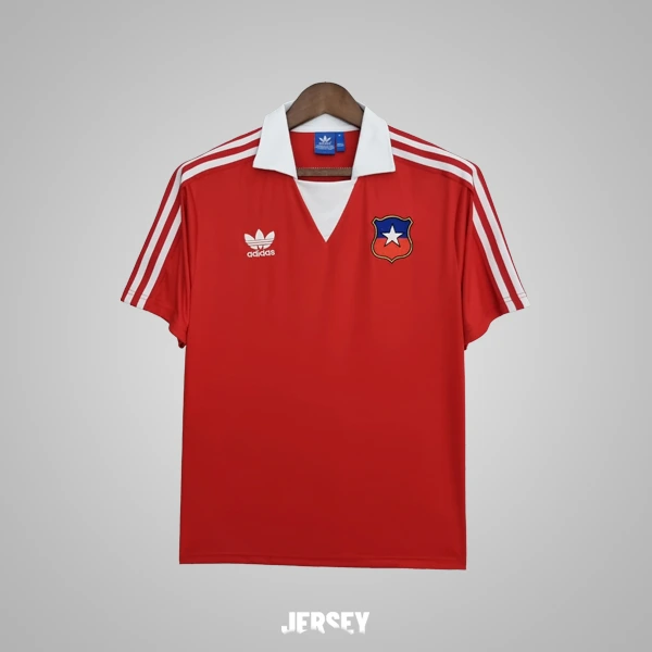 camiseta de la selección chilena 1982 local