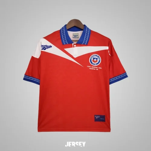 camiseta de la selección chilena 1998 local