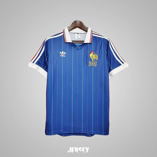 camiseta Francia 1982 local