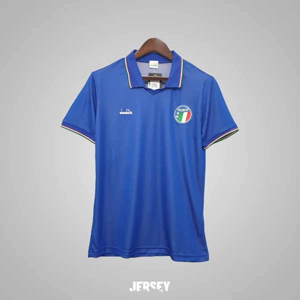 camiseta retro Italia 1990 local