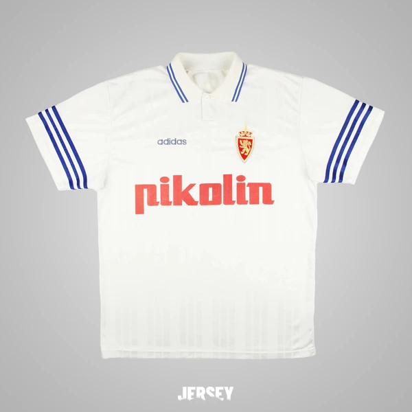 camiseta real zaragoza 1995-96 local