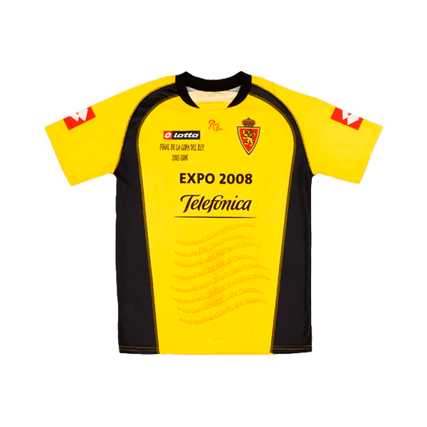 camiseta real zaragoza 2006-07 visitante