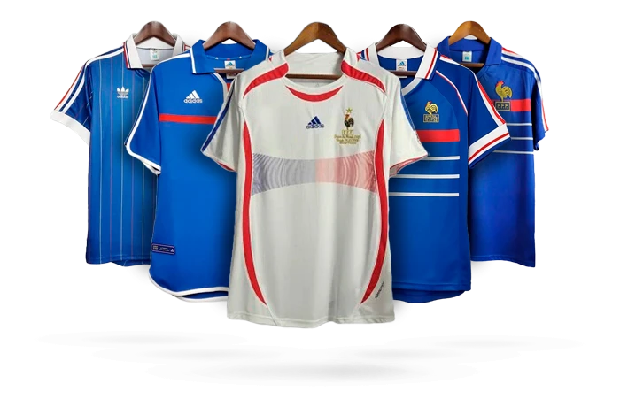 camisetas retro de Francia