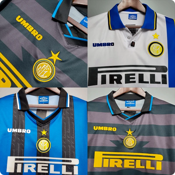 detalles de la camiseta inter 1997-98