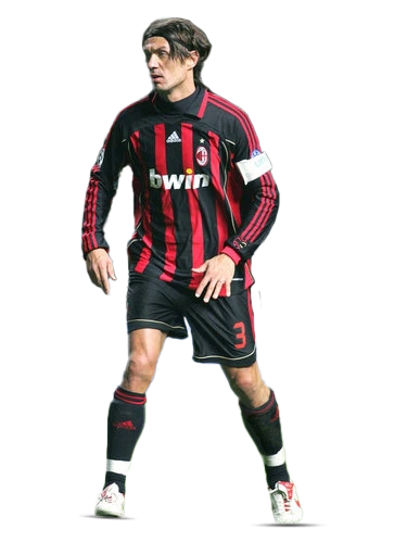 Paolo Maldini en la temporada 2006-07 con el AC Milan