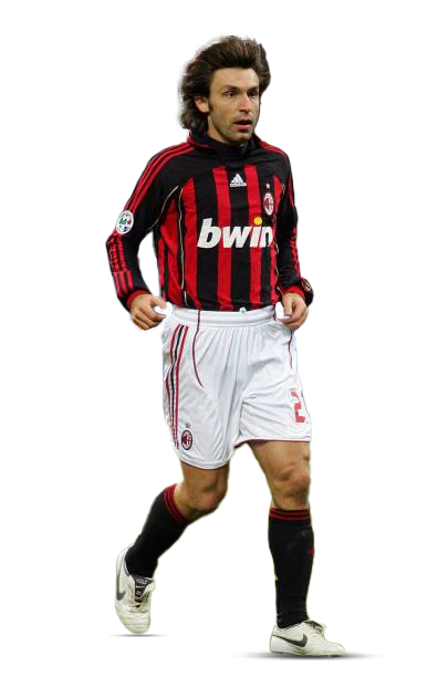 Andrea Pirlo en la temporada 2006-07 con el AC Milan