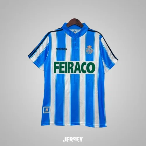 Camiseta retro deportiva de La Coruña 1997-98 local