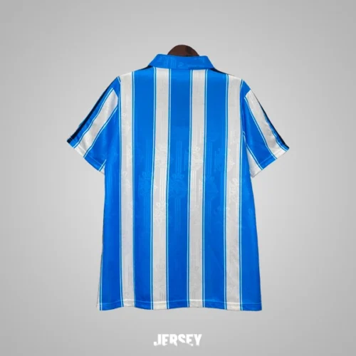 Camiseta retro deportiva de La Coruña 1997-98 local reverso