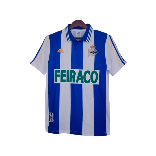 Camiseta retro deportivo de La Coruña local 1999-00