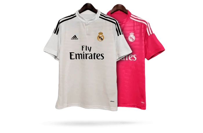 Camisetas real madrid 2014-15 local y visitante