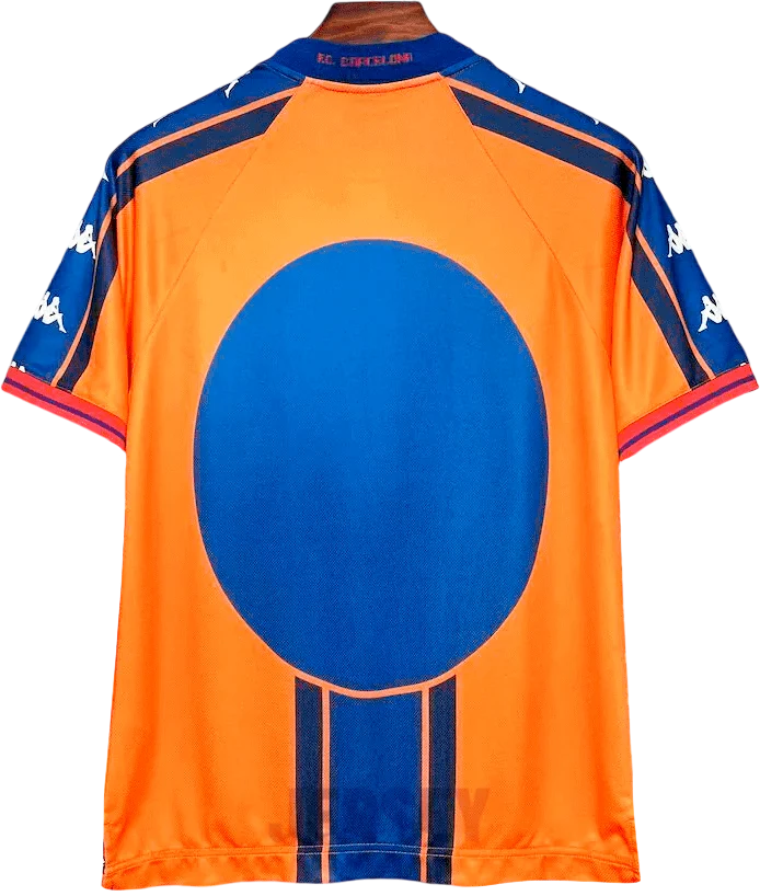 camiseta barcelona 1997-98 visitante reverso