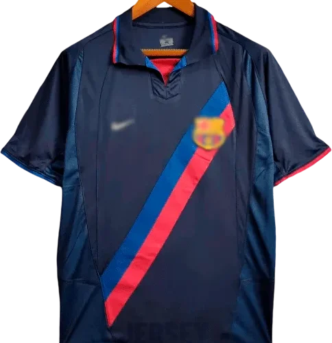 camiseta retro barcelona 2002-03 visitante
