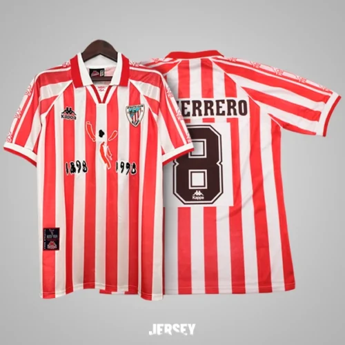 Camiseta de Julen Guerrero Athletic Club de Bilbao 100th aniversario 1998