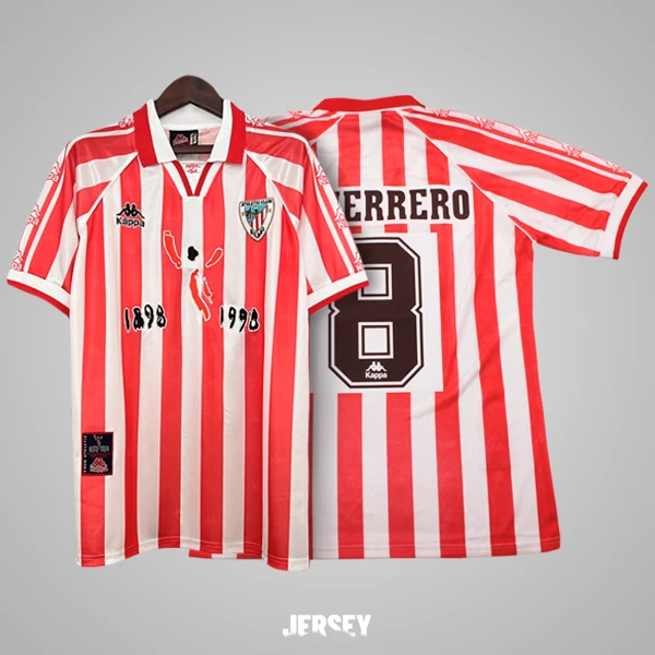 Camiseta de Julen Guerrero Athletic Club de Bilbao 100th aniversario 1998