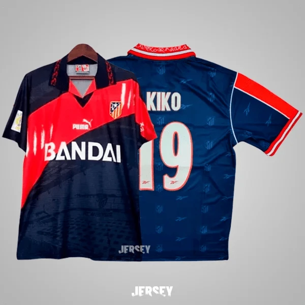 Camiseta de Kiko Narváez Atlético de Madrid 1996 visitante