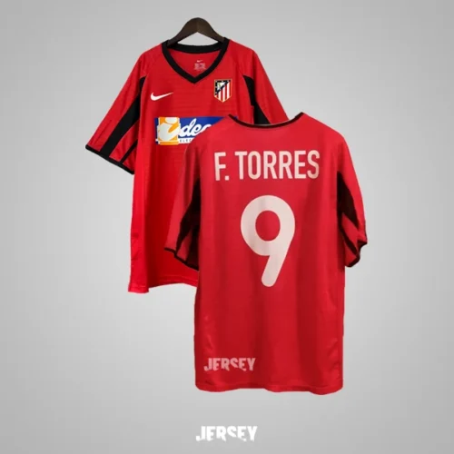 Camiseta de Fernando Torres atlético de madrid 2001 visitante