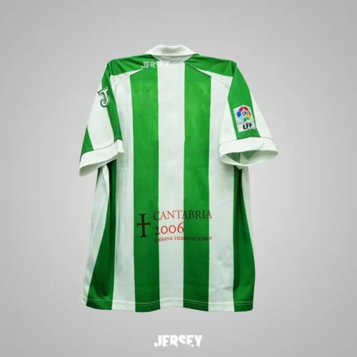 Camiseta de Racing de Santander 2006 reverso