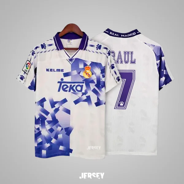 Camiseta de Raúl en el Real Madrid 1996 tercera