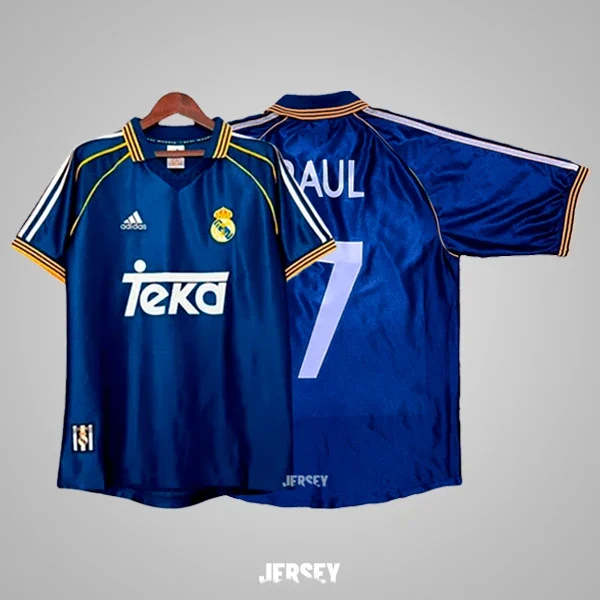 Camiseta de Raúl en el Real Madrid 1999 tercera