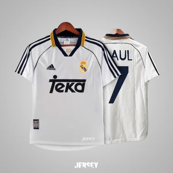 Camiseta de Raúl en el Real Madrid 1999