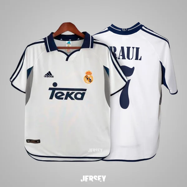 Camiseta de Raúl en el Real Madrid 2000