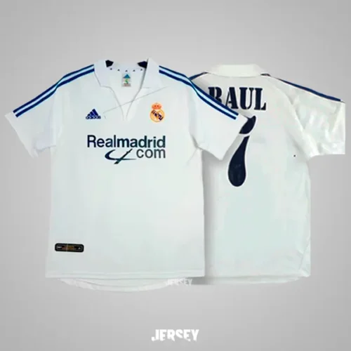 Camiseta de Raúl en el Real Madrid 2001