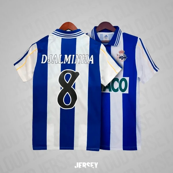 camiseta de Djalminha retro deportivo de la coruña 1999-00