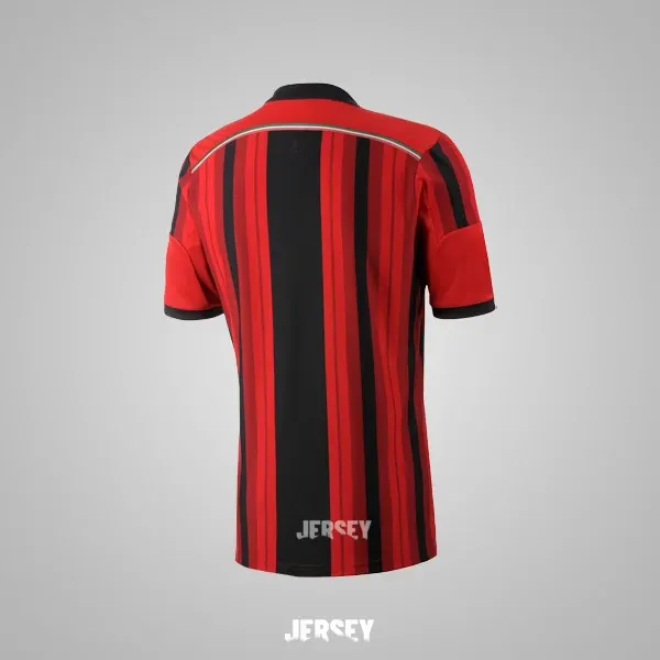 Camiseta del AC Milan 2014 reverso