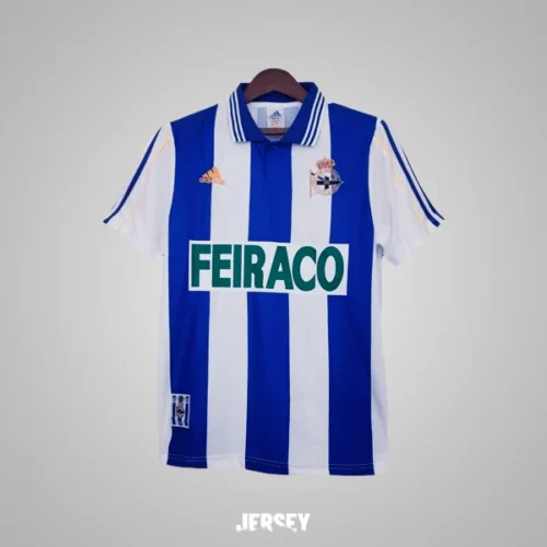 camiseta retro deportivo de la coruña 1999-00