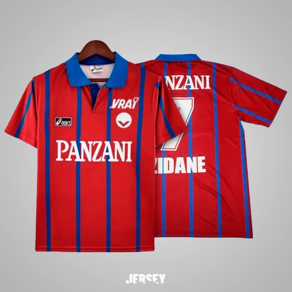 Camiseta de Zinedine Zidane en el FC Girondins de Bordeaux 1993 1995 Local