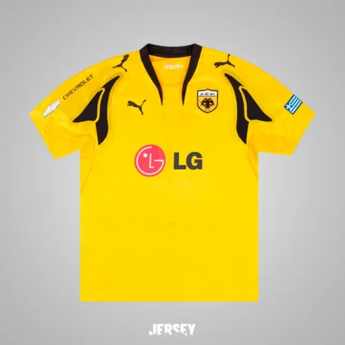 Camiseta AEK Athens 2007-08 Local