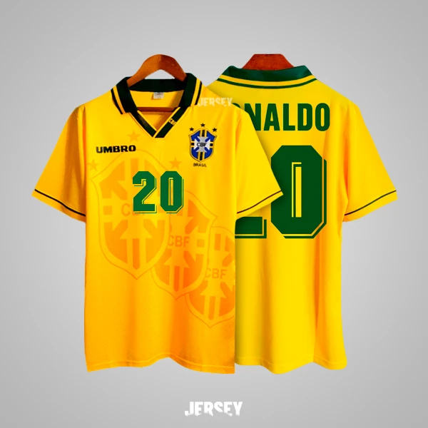 Camiseta Brasil 1994 de Ronaldo Nazário